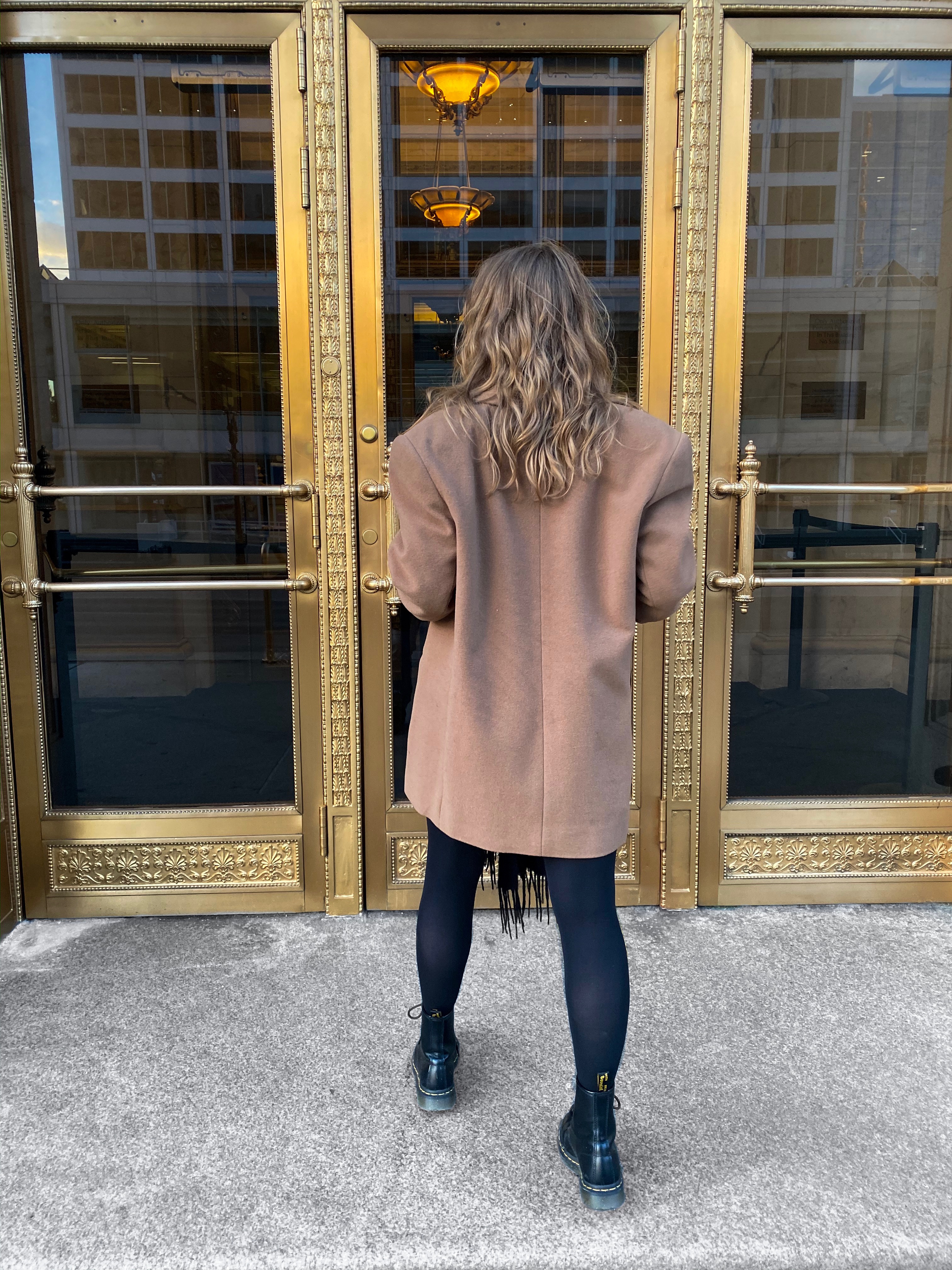 Wool Camel Colored Coat