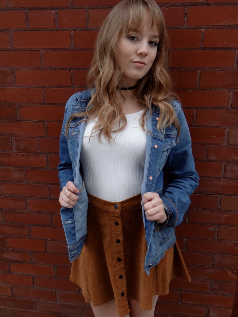 Suede Skirt | Falling for October