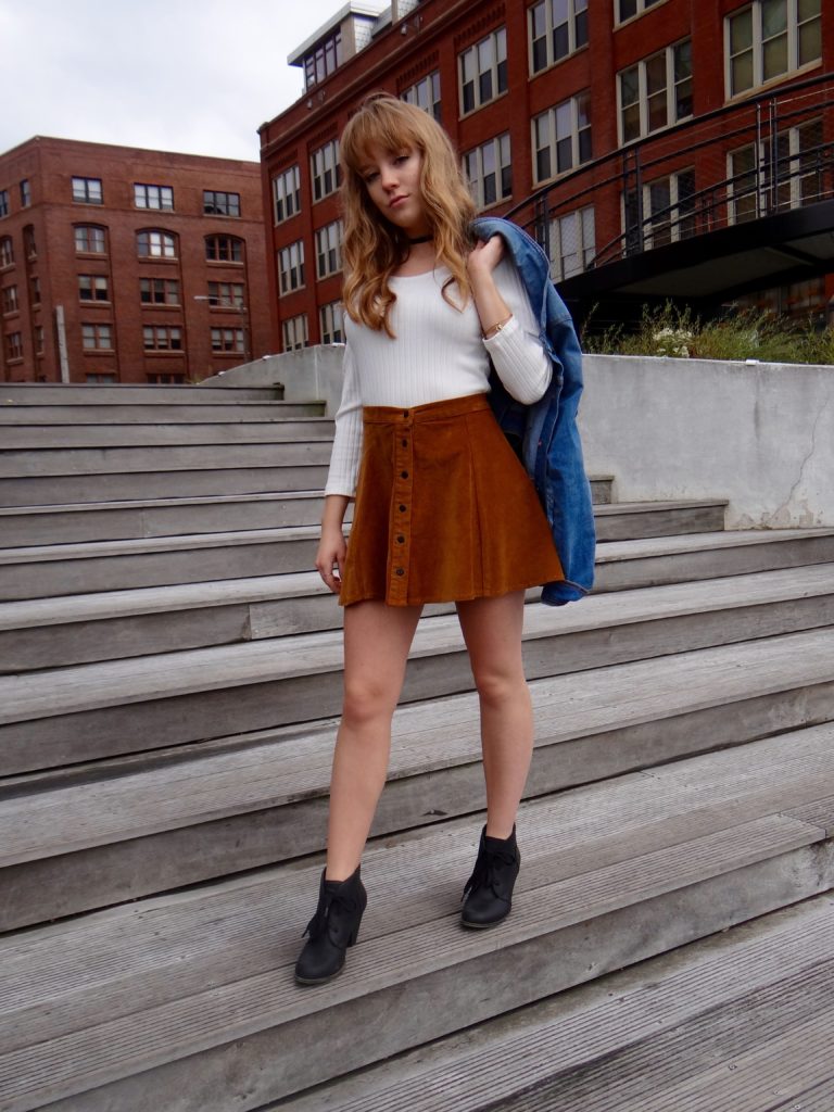 Suede Skirt | Falling for October